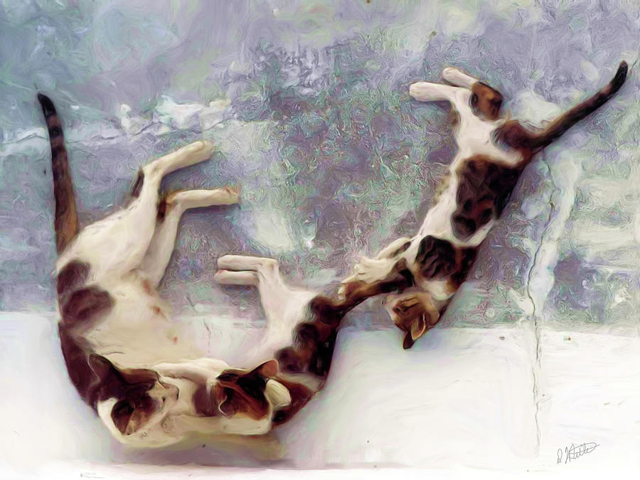 All Stretched Out - RDW250809 Painting by Dean Wittle