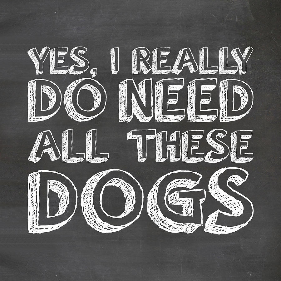 All These Dogs Digital Art by Nancy Ingersoll