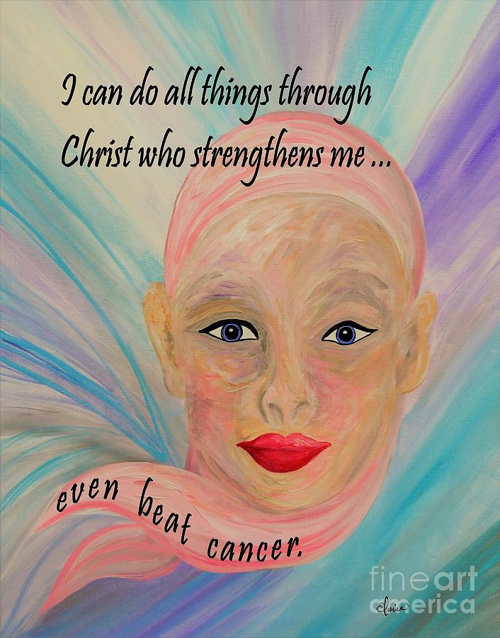 All Things Even Cancer Painting by Eloise Schneider Mote