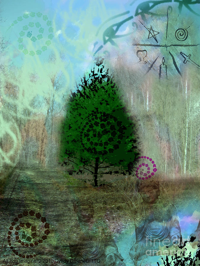 Fantasy Digital Art - All You Imagine by Cyndy DiBeneDitto