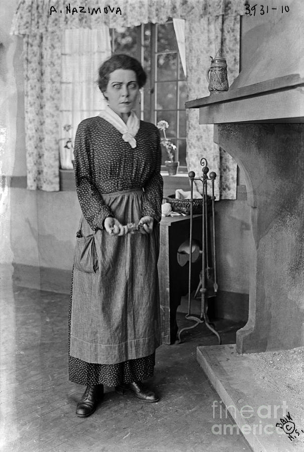 Alla Nazimova Photograph - Alla Nazimova War Brides 1916 by Sad Hill - Bizarre Los Angeles Archive Alla Nazimova Photograph - Alla Nazimova War Brides 1916 by Sad Hill - Bizarre Los Angeles Archive