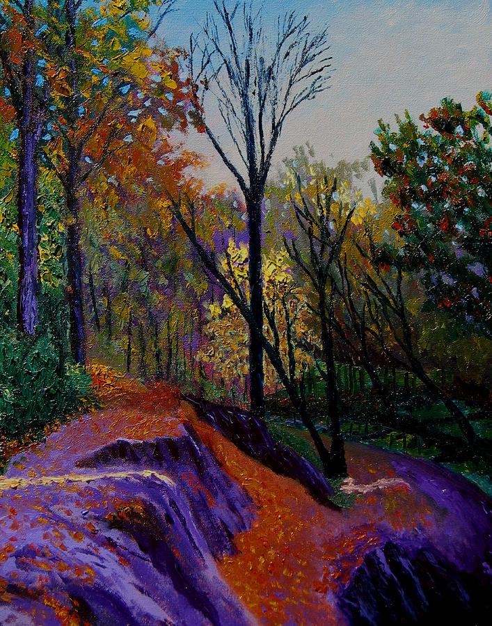 Alla Prima in October Painting by Stan Hamilton
