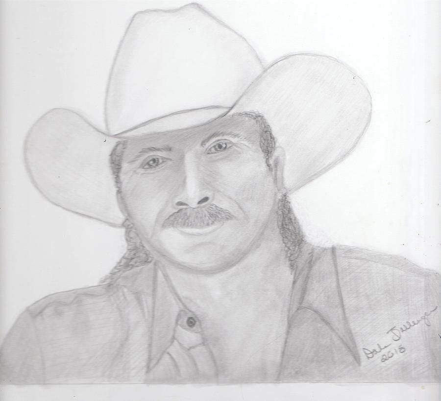 Allan Jackson Drawing by Dale Ballenger