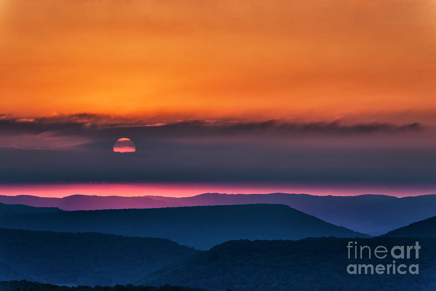 Allegheny Ridges at Sunrise Photograph by Thomas R Fletcher