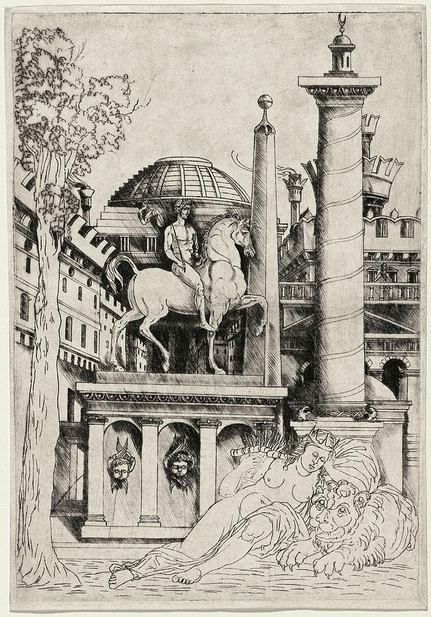 Allegory of Fortitude  Drawing by Master of 1515