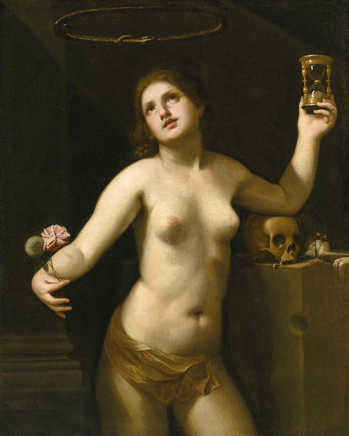 Allegory of human life Painting by Guido Cagnacci