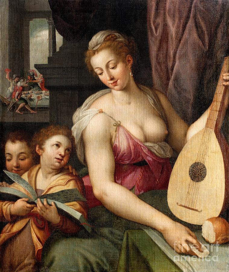 Allegory Of Music Painting