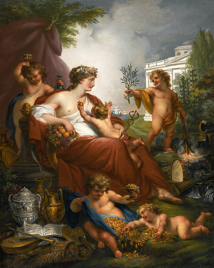 Allegory of Peace Painting by John Francis Rigaud