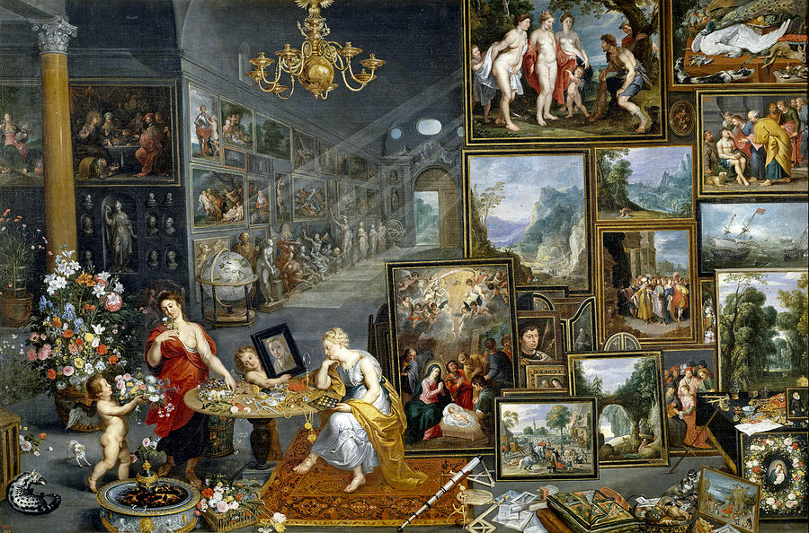 Allegory of Sight and Smell Photograph by Jan Bruegel the Elder