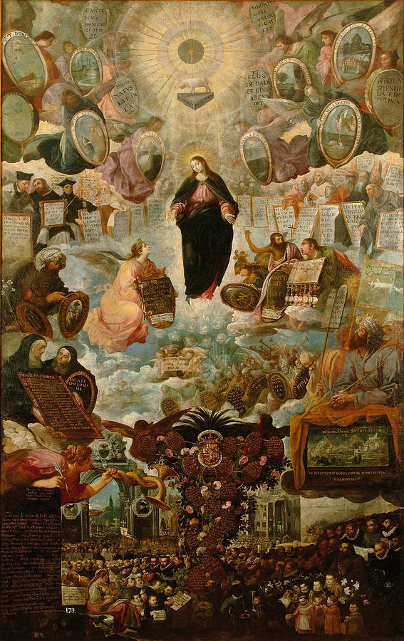 Allegory of the Immaculate Virgin Painting by Juan de Roelas