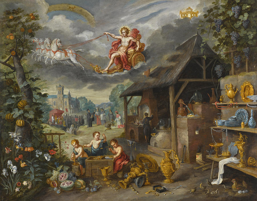 Allegory of War and Peace Painting by Jan Brueghel the Younger
