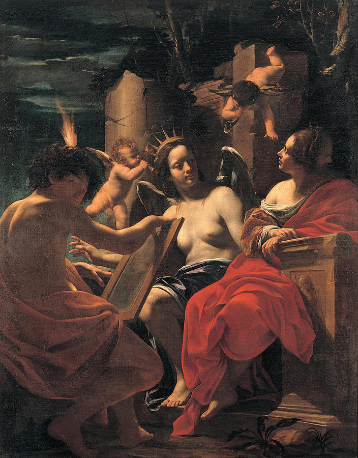 Allegory Painting by Simon Vouet