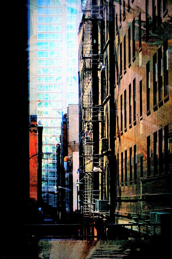 Alley Abstract #2 Digital Art by Anita Burgermeister