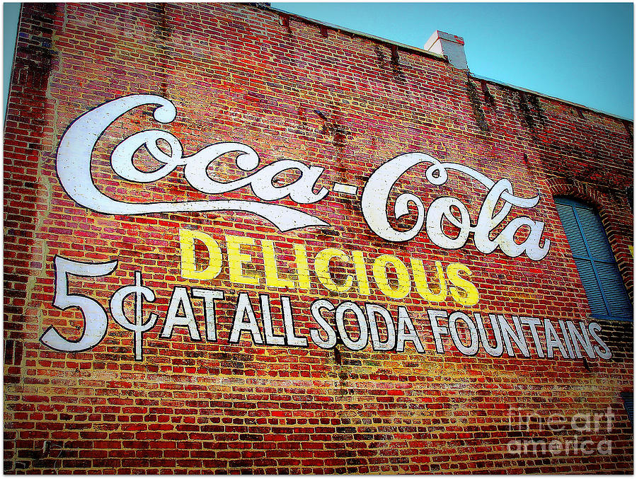 Early Coca Cola Wall Art Photograph by Rodger Painter - Fine Art America