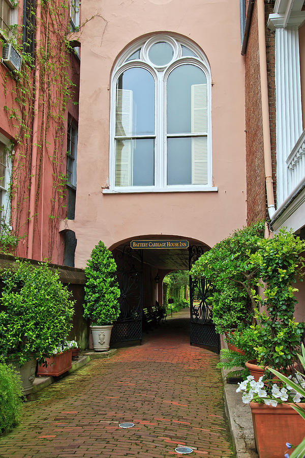 Alley At Carriage House Inn Photograph