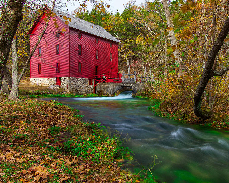 Fall Photograph - Alley Mill 8x10 by Jackie Novak