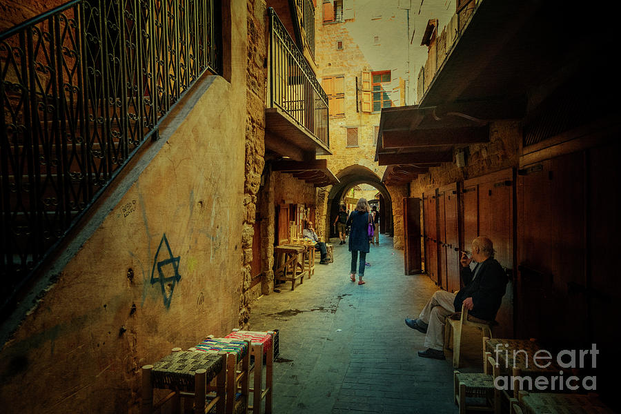 Sidon Photograph - Alley of old Sidon by Naoki Takyo