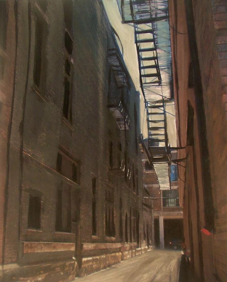 Alley Series 5 Painting by Anita Burgermeister