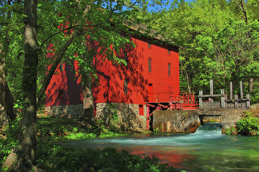 Alley Spring Mill Photograph by Ben Prepelka