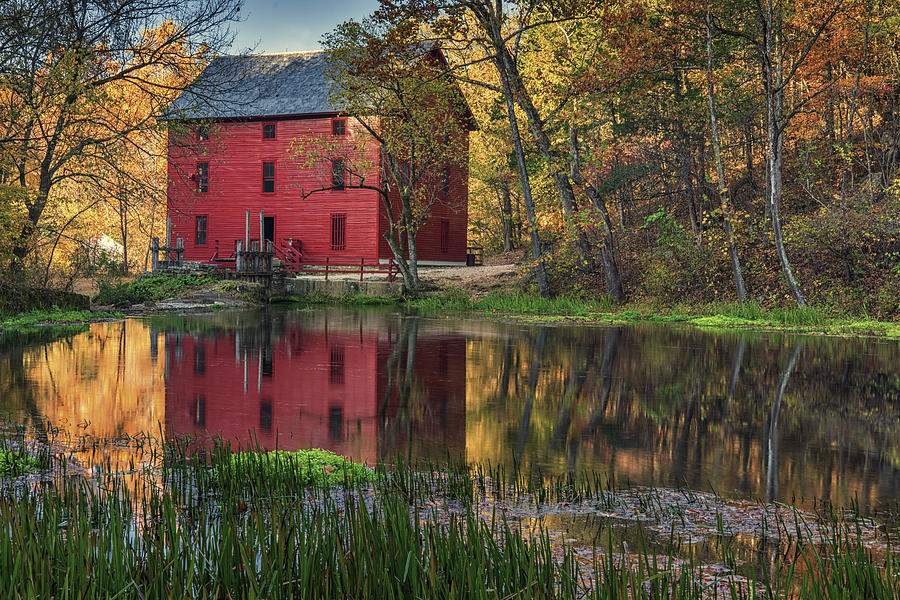Alley Spring Mill Fall MO DSC09240 Photograph by Greg Kluempers