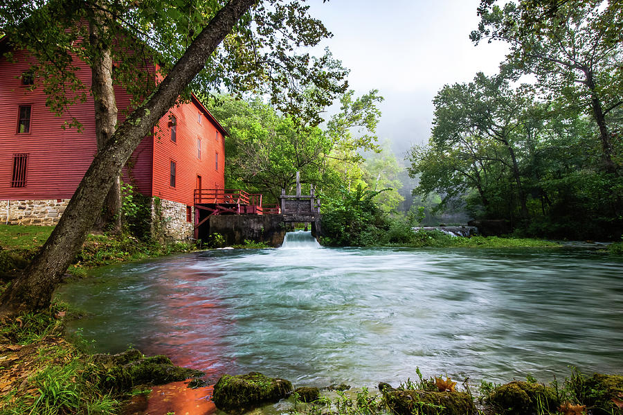 Alley Spring Water Mill in Missouri Photograph by Gregory Ballos