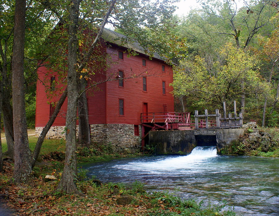 Ozarks Photograph - Alley Sprng Mill 3 by Marty Koch