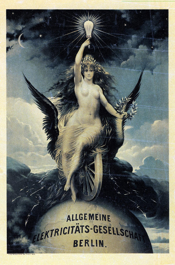 Allgemeine Elektricitats-gesellschaft - Aeg Electrical Company - Berlin - Vintage Advertising Poster Mixed Media