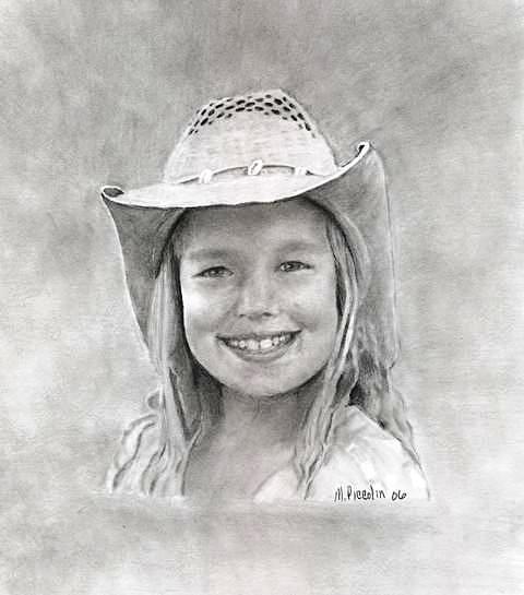 Allie Drawing by Marlene Piccolin Allie Drawing by Marlene Piccolin