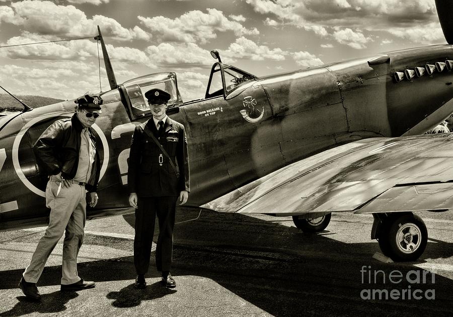 Allied Pilots Taking Stock Photograph by Paul Ward