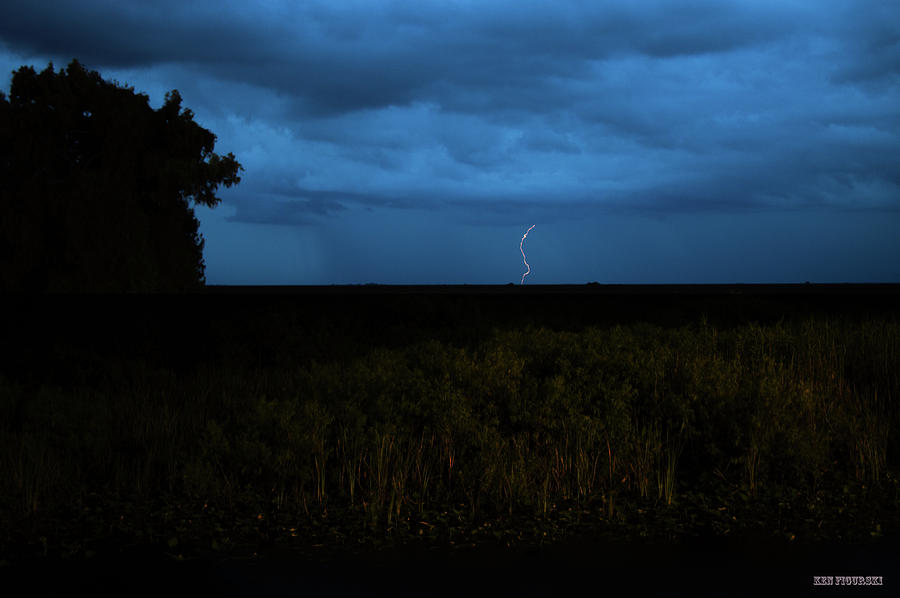 Alligator Alley Lightning 3 Photograph by Ken Figurski