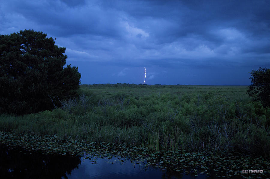 Alligator Alley Lightning 4 Photograph by Ken Figurski