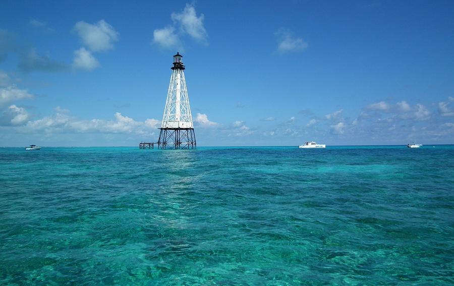 Alligator Reef Lighthouse Photograph by Tammy Chesney