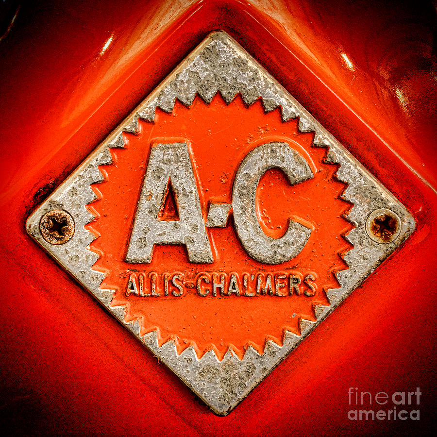 Allis Chalmers Badge Photograph by Olivier Le Queinec