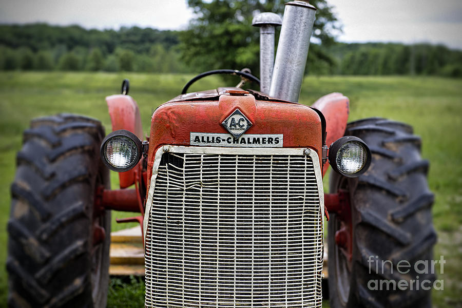 Allis Chalmers Front View Photograph by David Arment