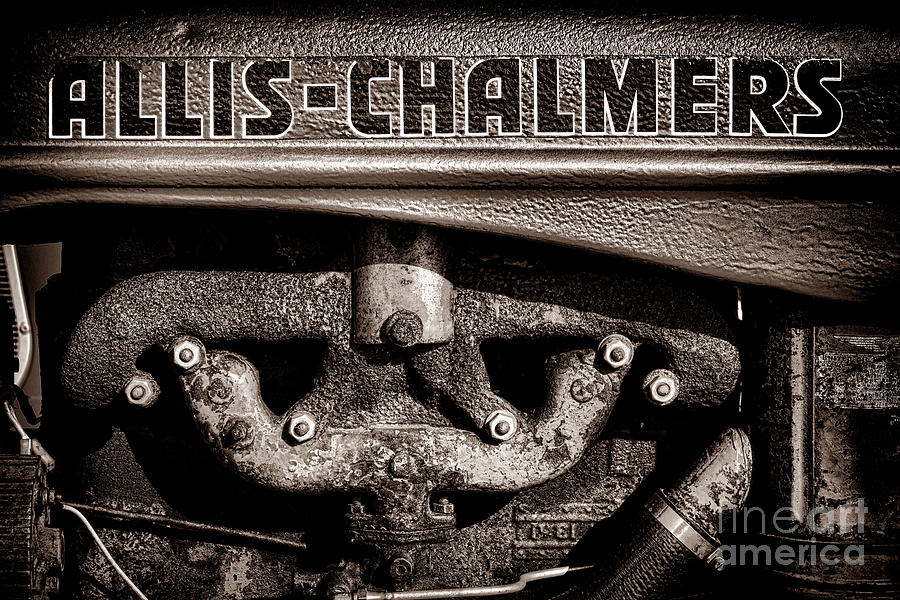 Allis Chalmers Grunge Photograph by Olivier Le Queinec