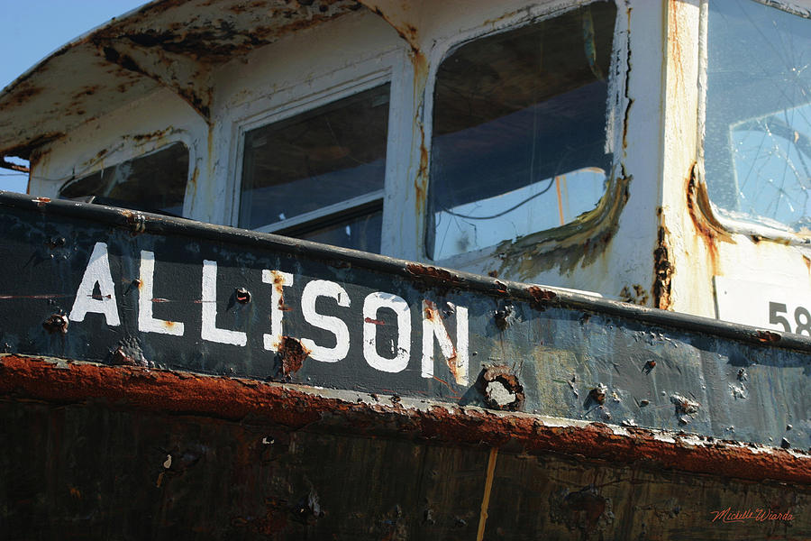 Allison Wellfleet Fishing Boat Cape Cod Massachusetts Photograph by Michelle Constantine