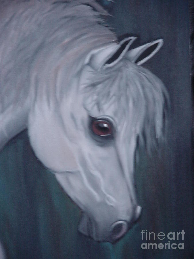 Horse Painting - Allisons Horse by Barbara King