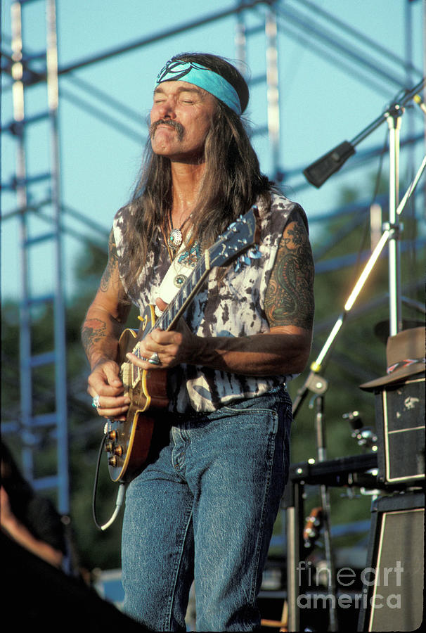 Allman Brothers Band Dickey Betts Photograph by Concert Photos - Pixels