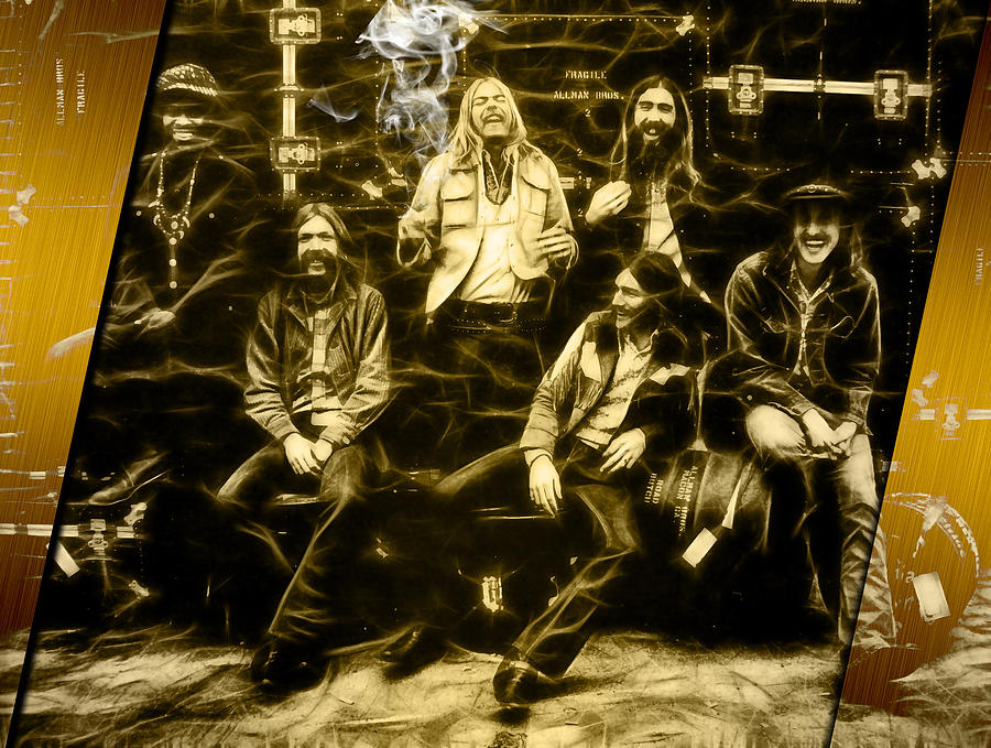 Allman Brothers Collection Mixed Media by Marvin Blaine