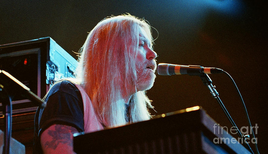 Music Photograph - Allman Brothers-Gregg-1084 by Gary Gingrich Galleries