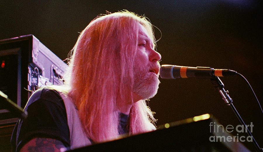 Music Photograph - Allman Brothers-Gregg-1093 by Gary Gingrich Galleries
