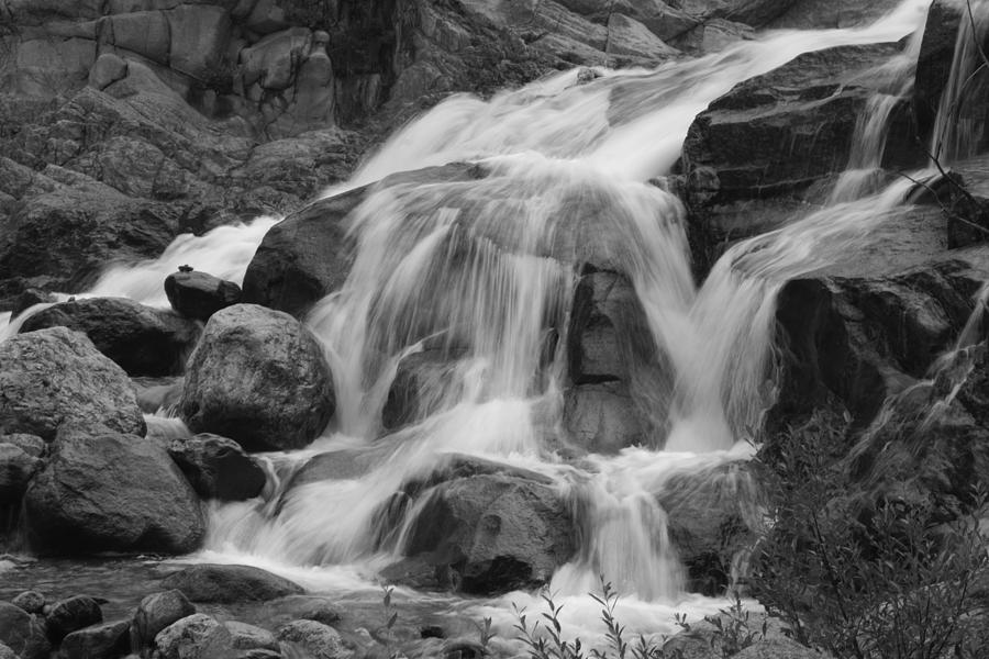 Alluvial Fan 2 bw Photograph by Dimitry Papkov
