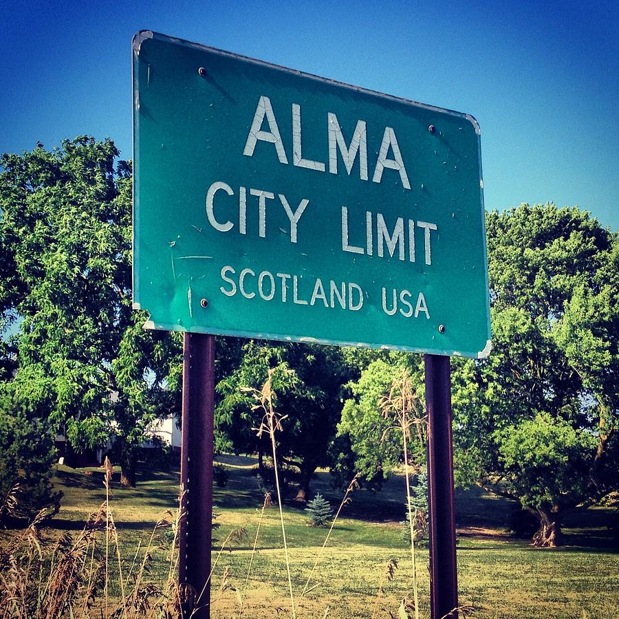 Alma City Limit Scotland USA Photograph by Chris Brown