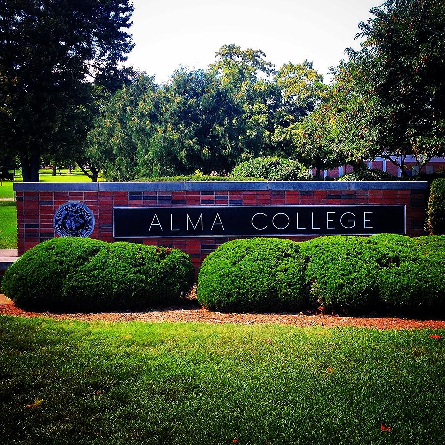 Alma College Sign Photograph by Chris Brown
