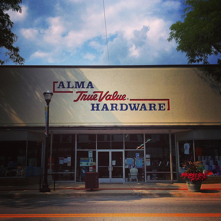 Alma Hardware Front Entrance Photograph by Chris Brown