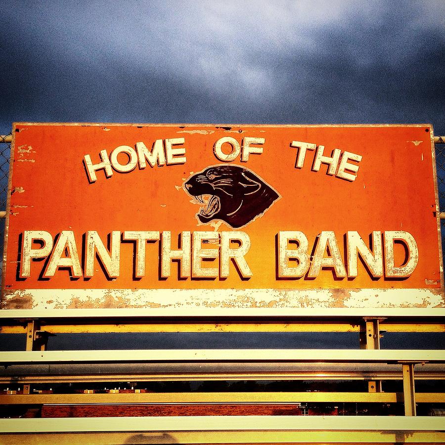 Alma High School Panther Band Sign Photograph by Chris Brown