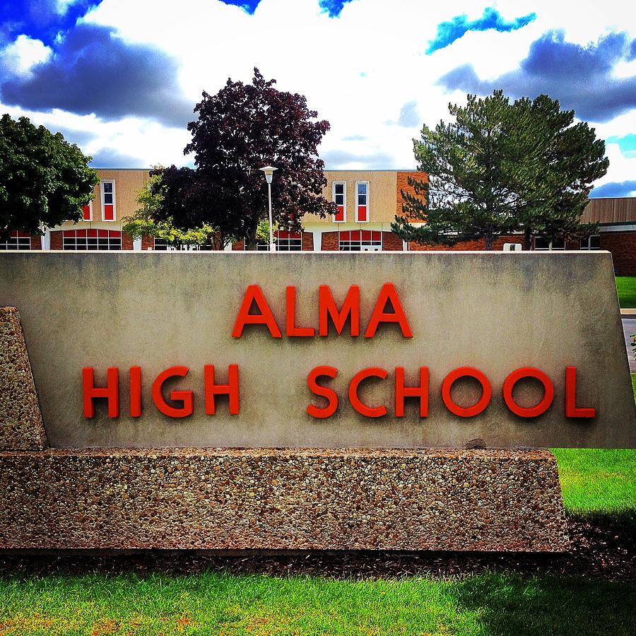 Alma High School Sign Photograph by Chris Brown