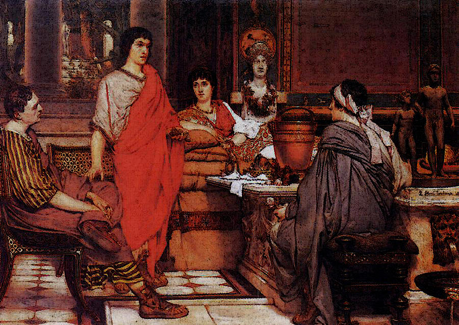 Alma Tadema Catullus At Lesbia S Digital Art by PixBreak Art