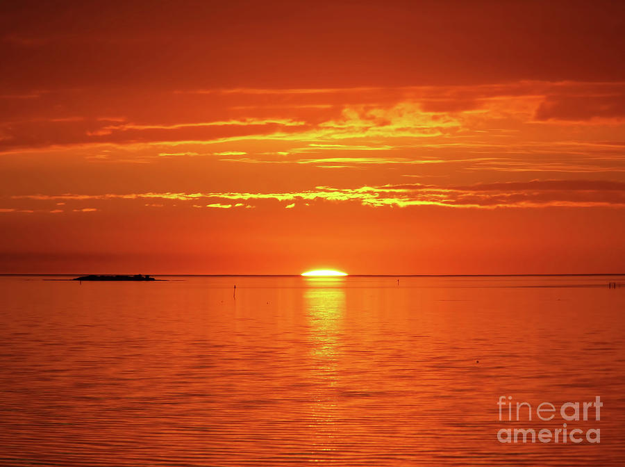 Sunset Photograph - Almost Gone by D Hackett