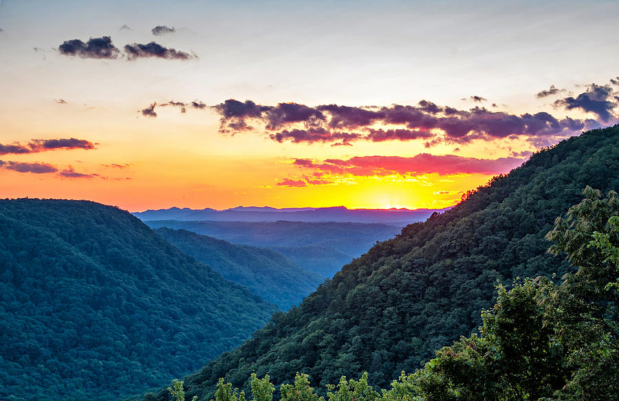 Sunset Photograph - Almost Heaven - West Virginia 2 by Steve Harrington